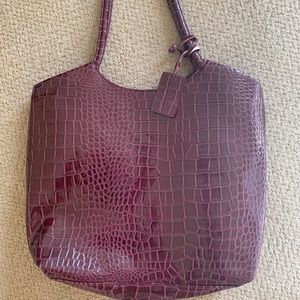 Neiman Marcus purple tote